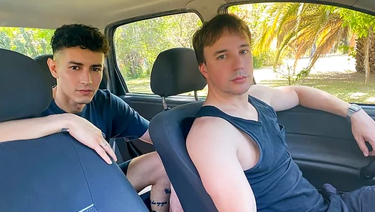 Latin Hotties Desire Steamy Pickup Hookups with Muscular, Tattooed Cabbie - LatinTwinks