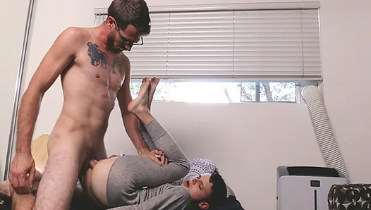 Stepdads Secret Lust: Teen Throat Worships Alexs Hung Cock – 18+