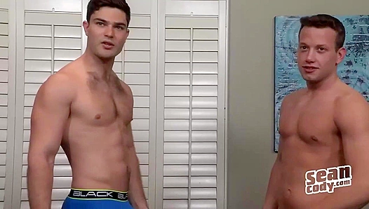 Randys Innocence Claimed as Jesss Massive Cock Pounds His Tight Virgin Hole – SeanCody