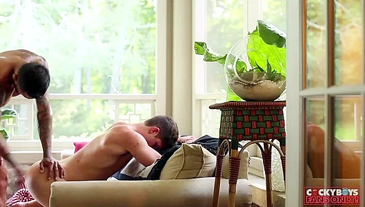 Boomer Banks Devin Franco Dominate Arrogant Twink Bottoms in Intense Anal Threeway