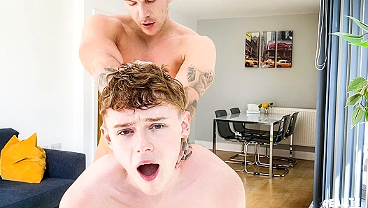 Rough Ride: Zilvs Thick Cock Pounds Rourkes Tight Hole in a Wild Anal Threesome