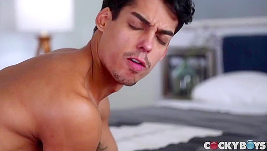 Brock Banks and Nico Leon Face Off in Intense Dildo-Thrusting Battle – 18+ Gay Porn