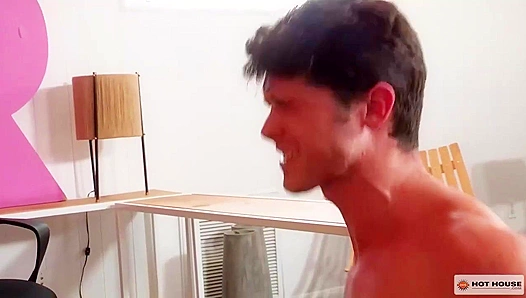 Devin Franco Gets Pounded by Manuel Skyes Big Cock in Steamy Office Threesome