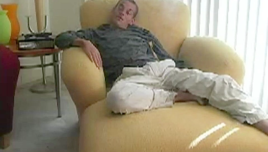 Young Hunk Shows Off Impressive Package During Lewd Circle Jerk Session – CJBoys 18+