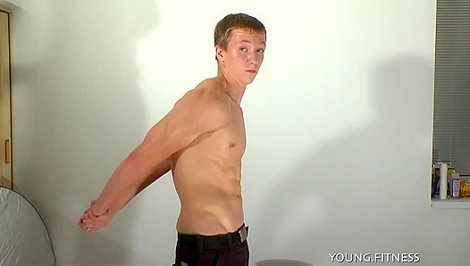 Sculpted Body on Display: EastBoys Ripped Twink Struts His Stuff