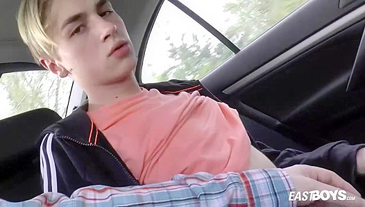 Newbie Twink Jays Delights in Sucking Off His First Big Load - EastBoys Hottest Scene