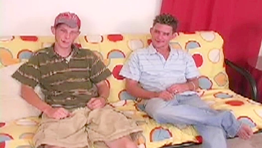 Double Trouble Orgasm: Two Sexy Men Stroke Shoot Their Loads Together –