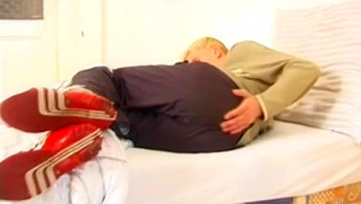 Jonas Private Orgasm: Moaning Softly as He Frantically Masturbates Amidst Wild Boys –