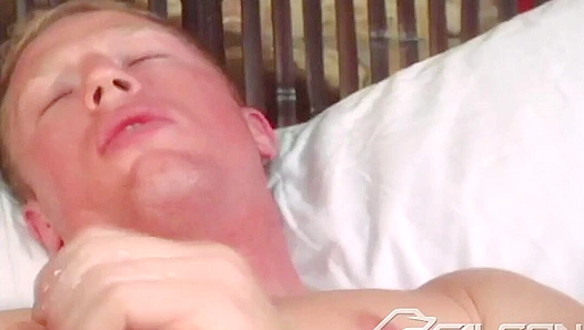 Steamy Self-Love Session: Jakes Pleasure Intensifies with Humming Vibrators