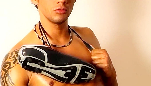 Soccer Stars Sultry Sneaker Session: Brenno Unleashes His Footlust