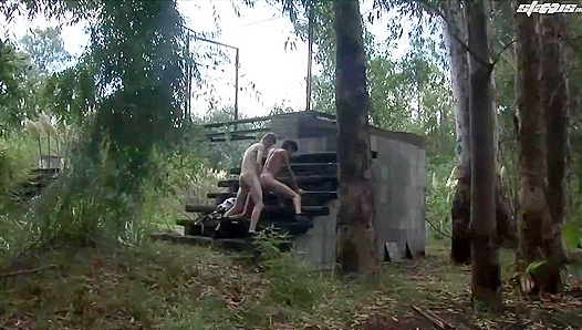 Raw Forest Fling: Hung Thugs Slam Wet Meat in Forbidden Woods Orgy – Staxus