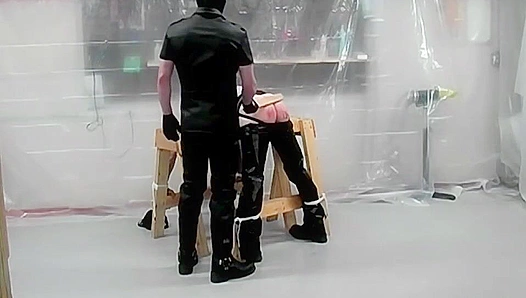 Bound, Dominated Pained: Mike Harley Endures Rigid Spanking in Sweltering BDSM Session –