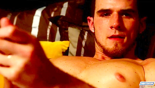 Neighborly Obsession: Flexx Gawks at the Hunky Next Door Stud Before Stroking His Beefy