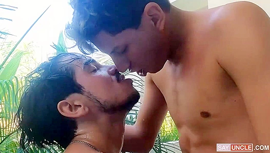 Cancun Nights: Kinky Latin Lovers Splashing into Steamy Gay Pool Frenzies