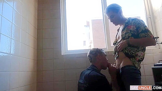 Steamy Spanish Seduction: Latino Lads Engage in Intense Rear Action Under Sultry Heat –