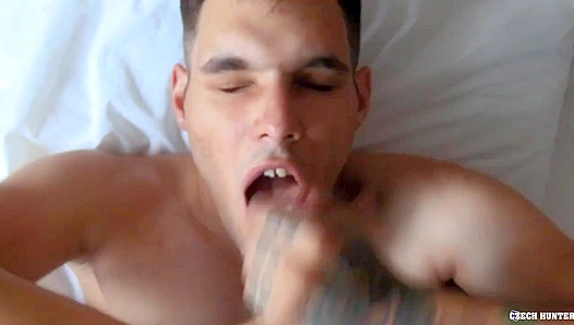 Steamy Euro Threeway: Czech Cutie Drenched in Spunk After Fiery Anal Session