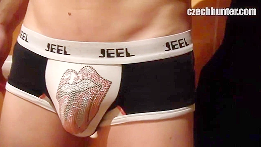 Dominant Czech Muscle Hunk Devours Thick Cock, Savoring the Messy Spit Roast Finish