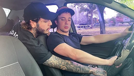 Jonas Matts Steamy Backseat Claim on Chiwis Tight Hole – 18+ Gay