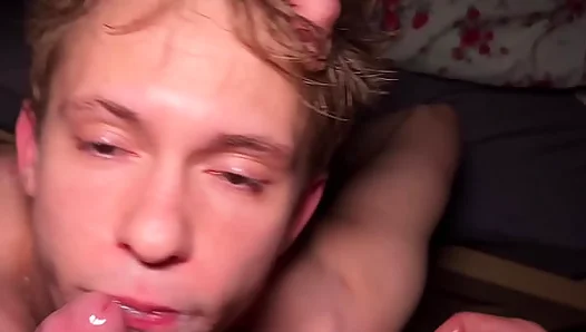 Cute Twink Buddies Get Sticky Steamy in Raunchy Rear-Angled Anal Action - Part 17