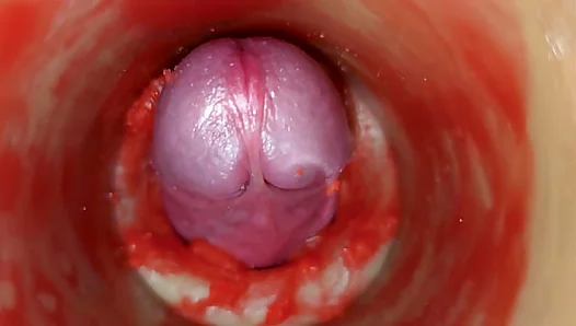 Raw Rapture: 4K Internal Cum Shot Delight Without Semen Barrier