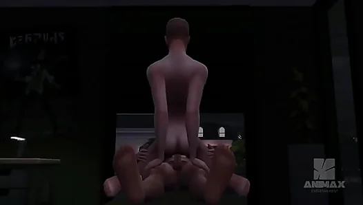 Forbidden Fantasies Ignite: Stepdad Seduction on a Scorching Summers Eve – Sims Gay XXX