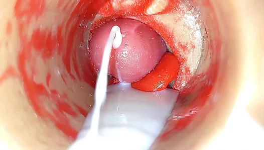 Unbridled Orgasm Captured In Stunning 4K Close-Up: Thick Load Paints The Inside –