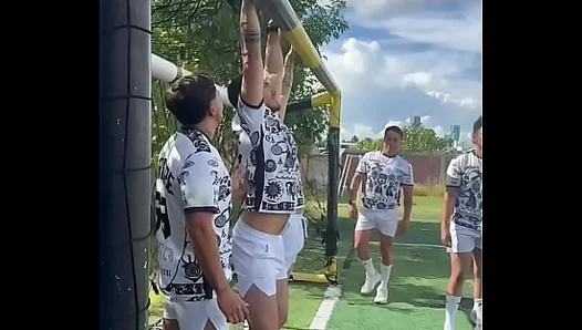 Soccer Squads Scorching Sun Fuck Frenzy: Steamy, Sweat-Slicked Gay Hookups