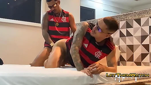 Island Paradise Temptation: Gorgeous Caribbean Hunk Ravished by Young Ebony Lovers Raw