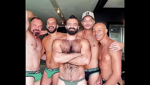 Laughter Turns Steamy: Buddies Joke Session Leads to Thrilling Group Fling – TinyGays 18+