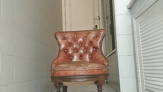 Brawny Stud Commands the Bathroom: Sofa Becomes Throne for Intense Self-Love – TinyGays