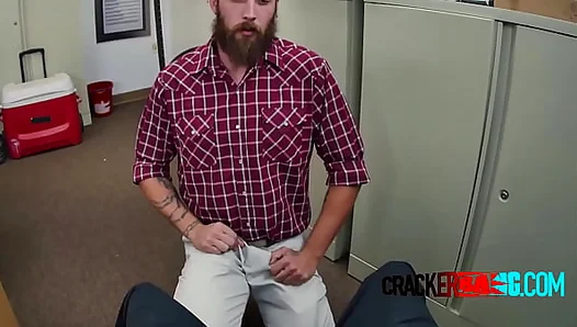 Bearded Stud Enjoys Savoring Thick Ebony Dick in Lewd Queer Blowjob Scene