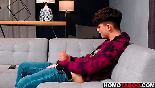 Steamy Stepbrother Threesome: Hot Teen Takes On Porn Stars Big Dick