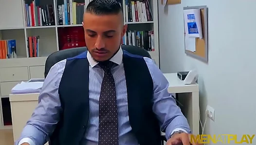 CEO James Castle Fucks Klein Kerr Rough, Marked by Suits Cufflinks – MenAtPlay