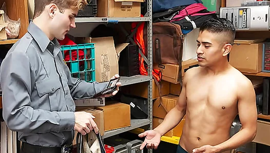 Stripped Bare and Handcuffed: Naughty Perps Surprise Encounter With a Chiseled Gay Cop –