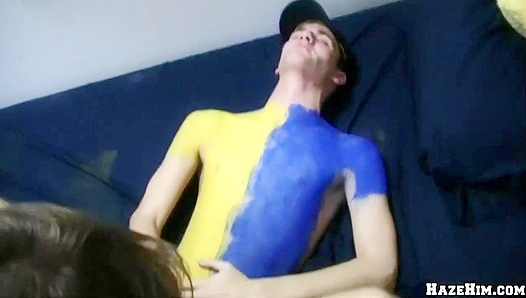 Frat House Initiation Ignites Wild, Rough Gay Passion for Big Hung Cocks – 18+