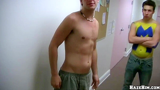 Frat House Initiation Ignites Wild, Rough Gay Passion for Big Hung Cocks – 18+