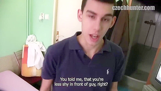 Dark-Haired Thug Violates Tight Hole, Painting Face with Pungent Cream – Studs Anal