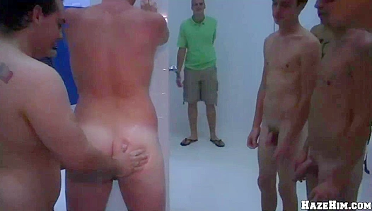 Hazeds Pledge Initiation Ignites Passionate, Rough Gay Sex