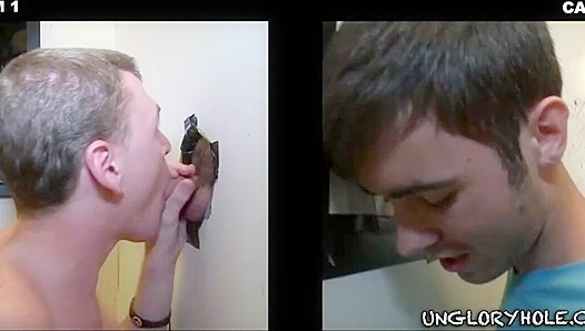 Straight Boys Shocking Gay Oral Awakening: Deep-Throating Innocence
