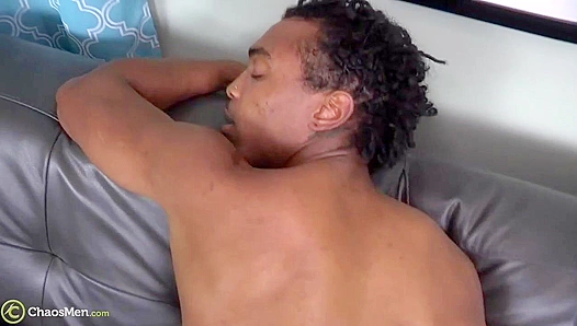 Ridin Hard, Exposed: Chiseled Ebony Stud Teases Thicc Cock on Live Cam ChaosMen