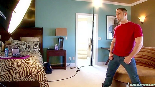 Samuel OTool Exposes Himself in Sultry Steamy Solo Shoot – BTS Intense Temptation