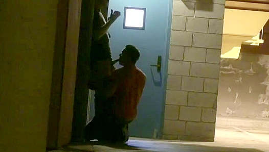 Caught in the Heat: A Lewd Public Throat Fucking Caught on Cam – GayRoom 18+