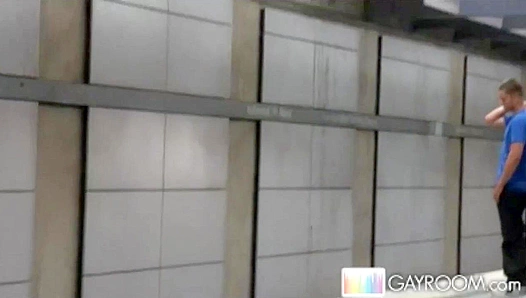 Subway Seduction: Discreet Public Hand Job in Crowded Commute – SneakyStroke