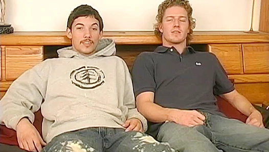 Brotherly Bond: Hot Blonde Dudes Trade Lewd Chatter Before Rimming and Fucking Together