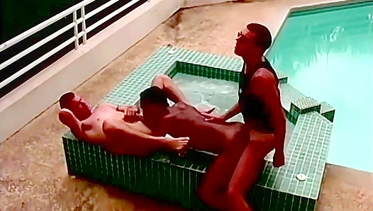 Sweaty Bodies Collide: Amateur Trios Raw Outdoor Gay Threesome Orgy Unleashed