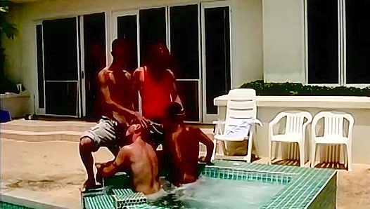 Sweaty Bodies Collide: Amateur Trios Raw Outdoor Gay Threesome Orgy Unleashed