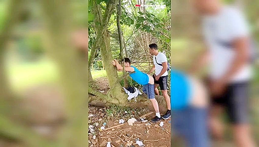 Cousins Hidden tryst: A Sweaty Summer Hookup in Natures Embrace – BF TV 18+