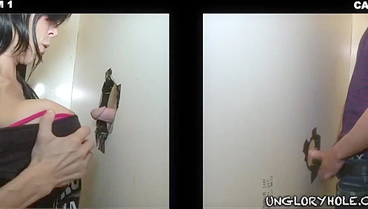 Steamy Glory Hole Thrills: Jock Discovers Intense Pleasure at the Mouth of Muscle