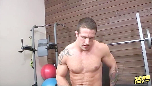 Ripped Muscle God Struts Naked, Teasing Before Explosive Cum – SeanCody xXx