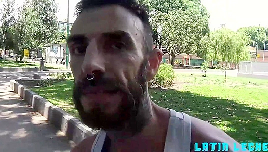 Latino Beefcake Gobbles Down Massive Meat - Savoring Each Drop of Thick Latino Cream